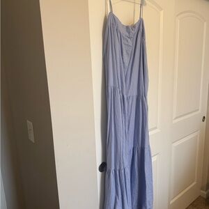 Abercrombie & Fitch Light Blue Maxi Dress